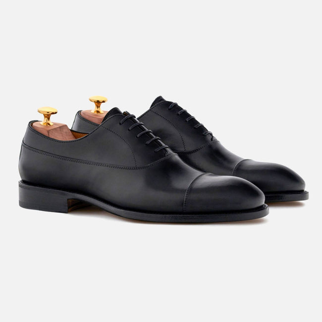 Caine Oxfords - Italian Calfskin - Black