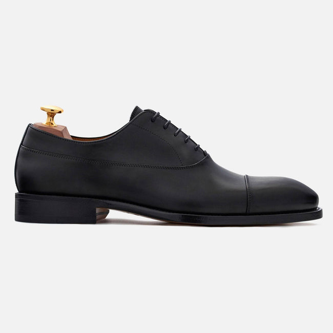 *SECONDS* Caine Oxfords - Calfskin Leather - Black