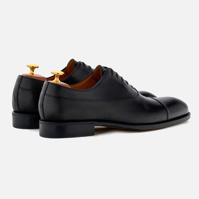 *SECONDS* Caine Oxfords - Calfskin Leather - Black