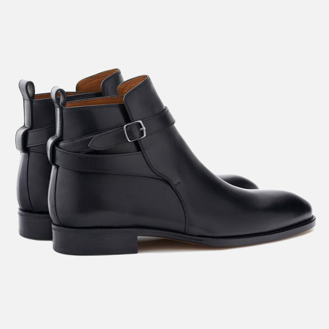 *SECONDS* Douglas Jodhpur boots - Italian Calfskin - Black