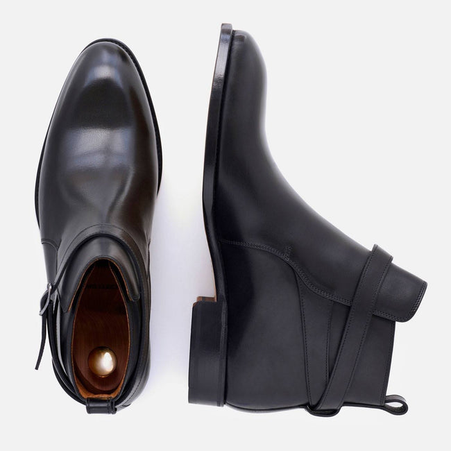 *SECONDS* Douglas Jodhpur boots - Italian Calfskin - Black