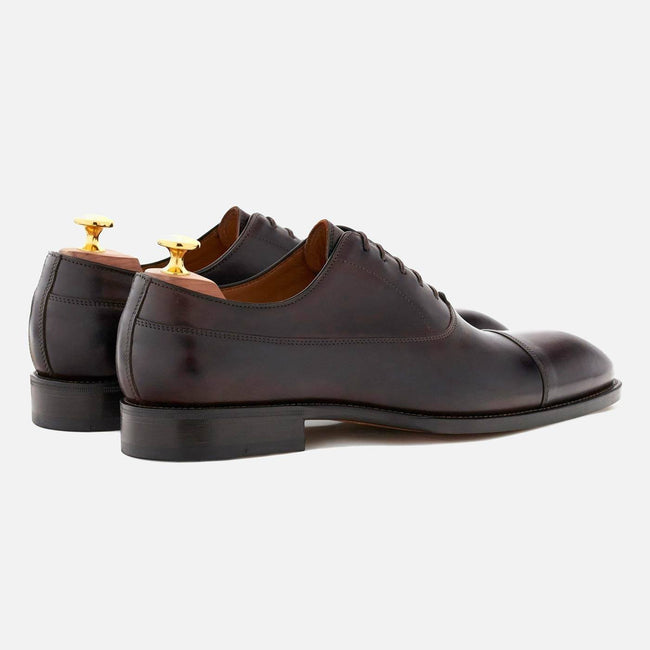 Caine Oxfords - Italian Calfskin - Brown