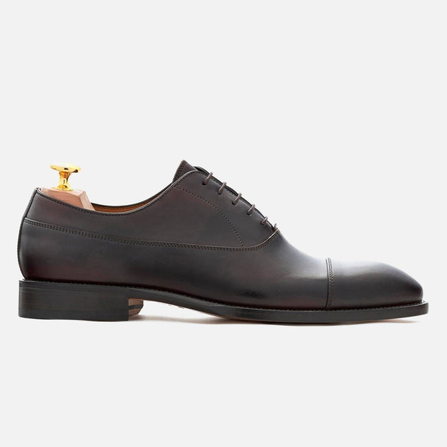 Caine Oxfords - Italian Calfskin - Brown