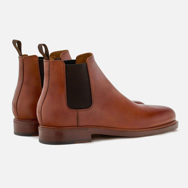 *SECONDS* Bolton Chelsea Boots - Italian Calfskin - Tan