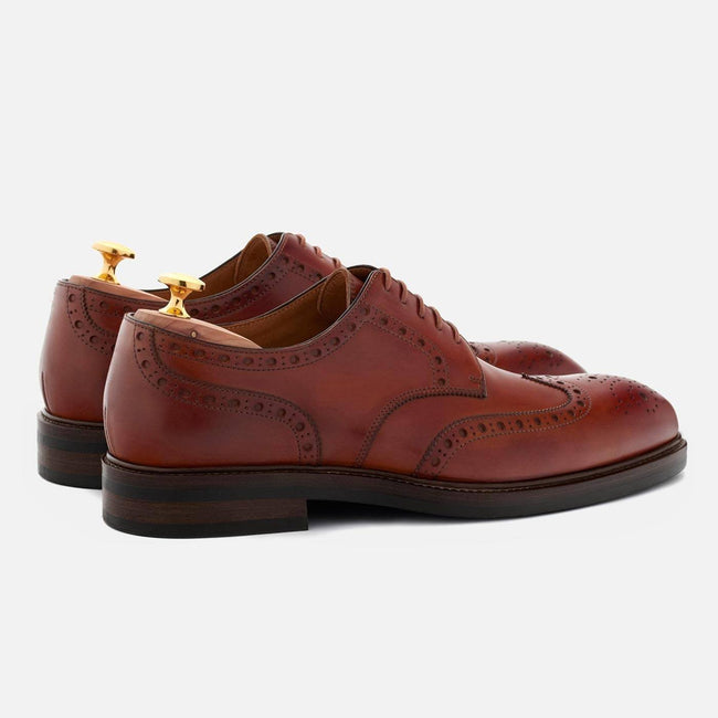 *SECONDS* Kent Wingtips - Italian Calfskin - Mid Tan