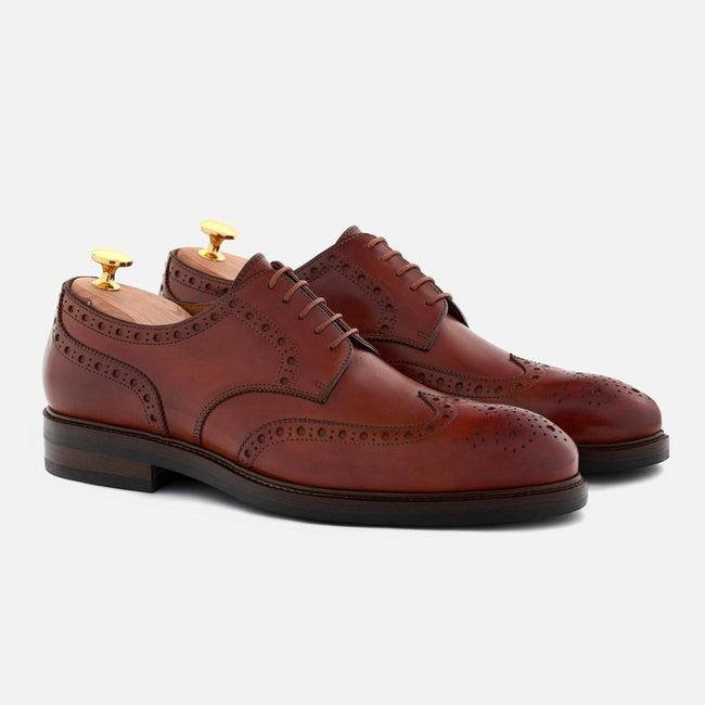 *SECONDS* Kent Wingtips - Italian Calfskin - Mid Tan