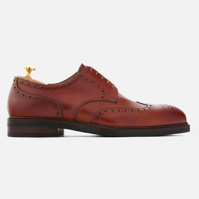 *SECONDS* Kent Wingtips - Italian Calfskin - Mid Tan