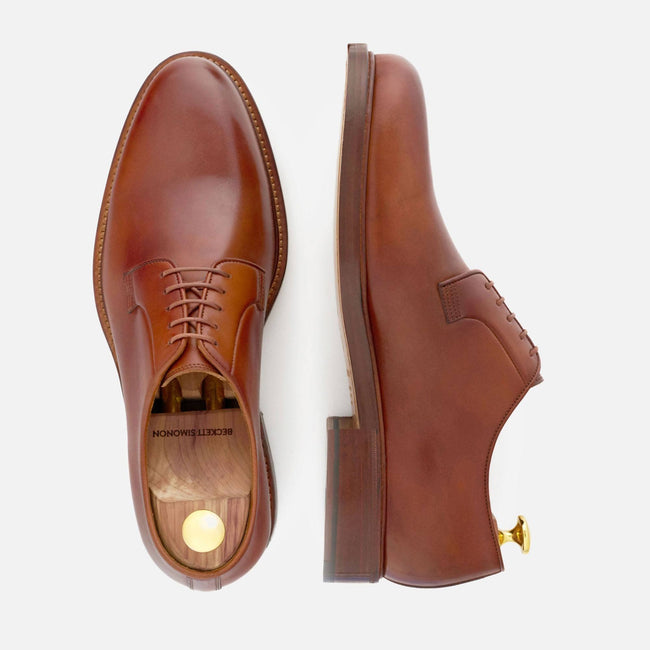 Sutton Derbies - Italian Calfskin - Tan