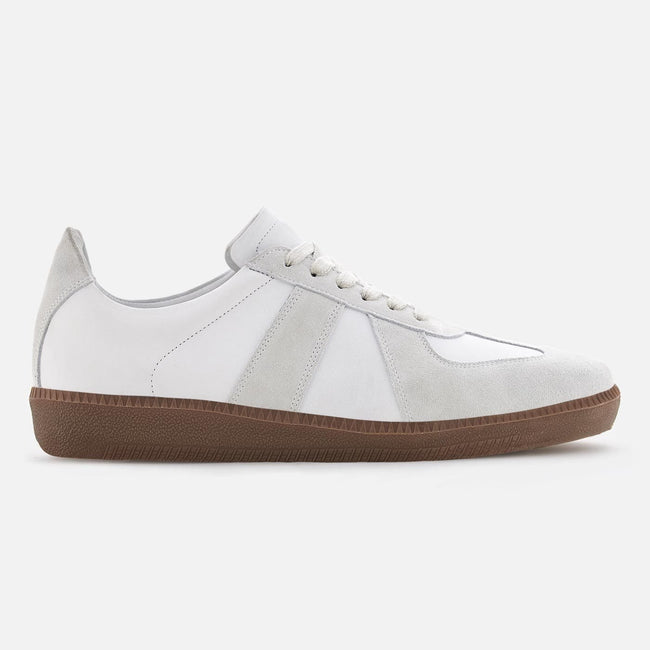 Morgen Trainer - Full grain Leather - White