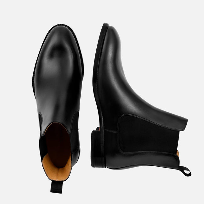 Bolton Chelsea Boot - Calfskin Leather - Black