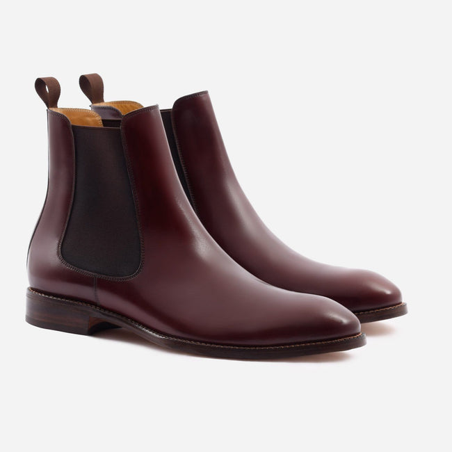 Bolton Chelsea Boot - Calfskin Leather - Bordeaux