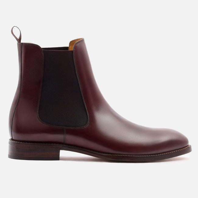 Bolton Chelsea Boot - Calfskin Leather - Bordeaux