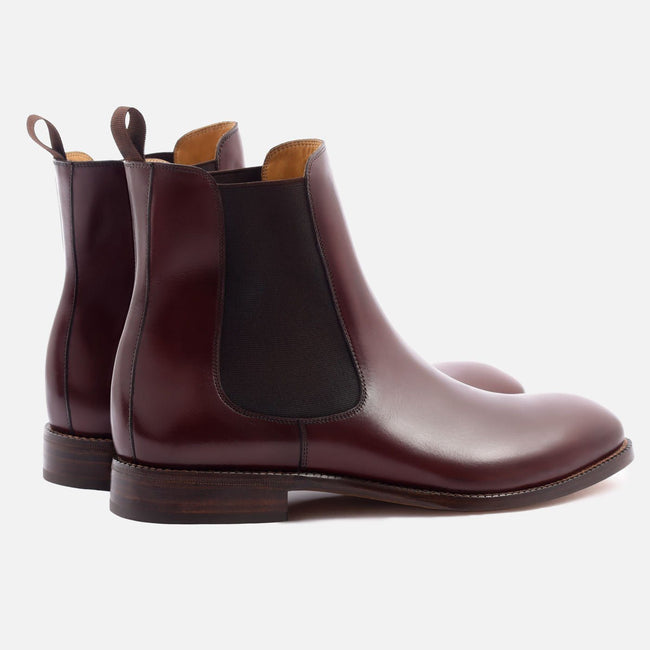 Bolton Chelsea Boot - Calfskin Leather - Bordeaux