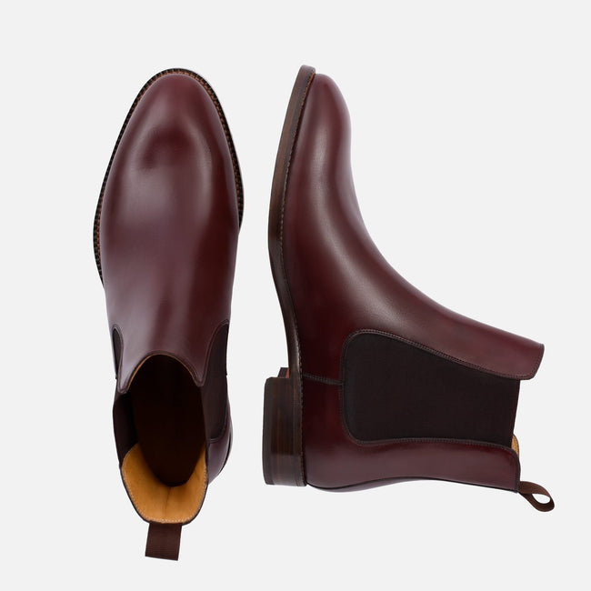 Bolton Chelsea Boot - Calfskin Leather - Bordeaux