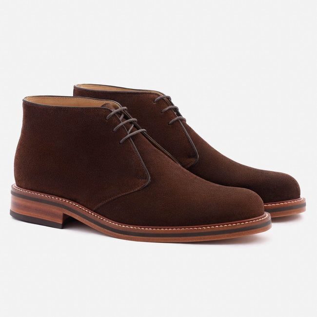 Laval Chukka Boots - Water Resistant Suede - Brown