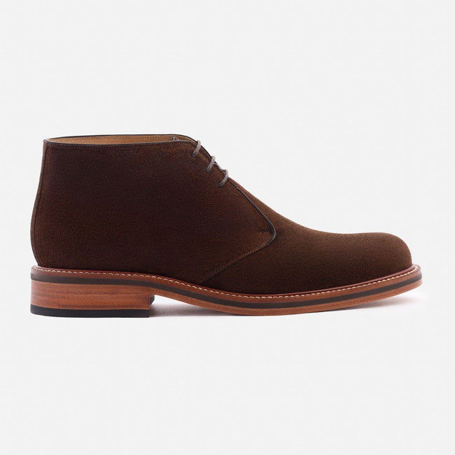 *SECONDS* Laval Chukka Boots - Water Repellent Suede - Brown