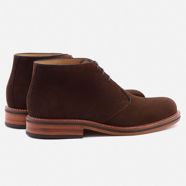 *SECONDS* Laval Chukka Boots - Water Repellent Suede - Brown