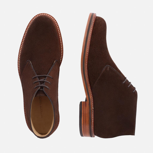 *SECONDS* Laval Chukka Boots - Water Repellent Suede - Brown