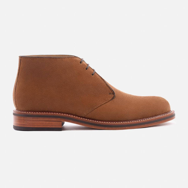 Laval Chukka Boots - Water Resistant Suede - Chestnut
