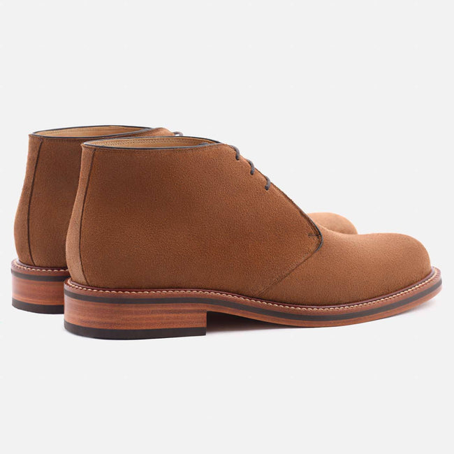 Laval Chukka Boots - Water Resistant Suede - Chestnut