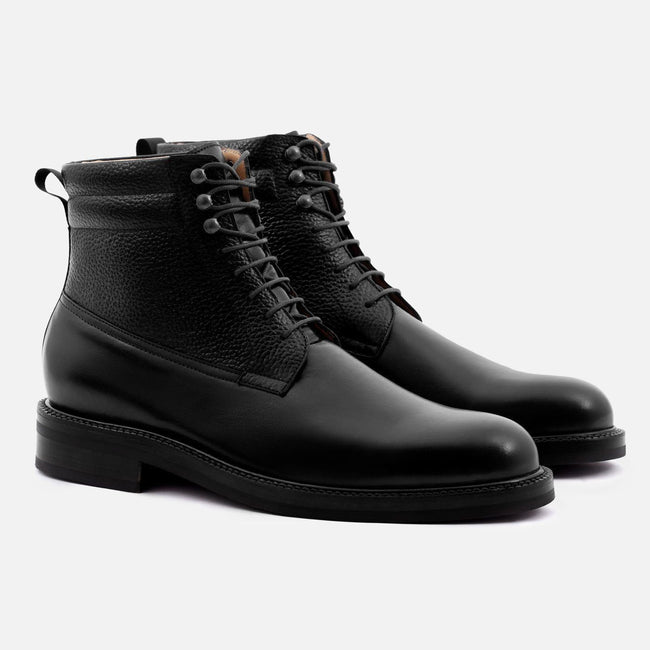 *SECONDS* Columbus Boots - Calfskin Leather - Black
