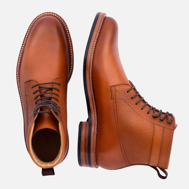 *SECONDS* Columbus Boots - Calfskin Leather - Tan