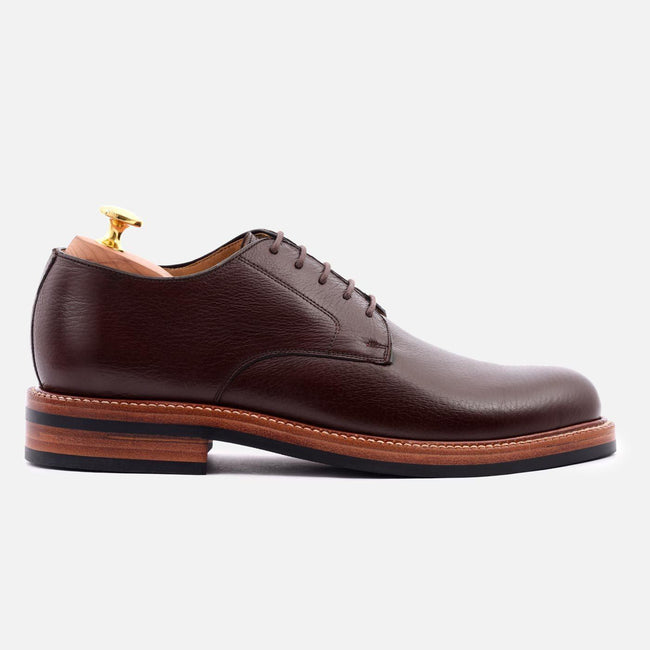 Dunham Derby - Tumbled Leather - Brown