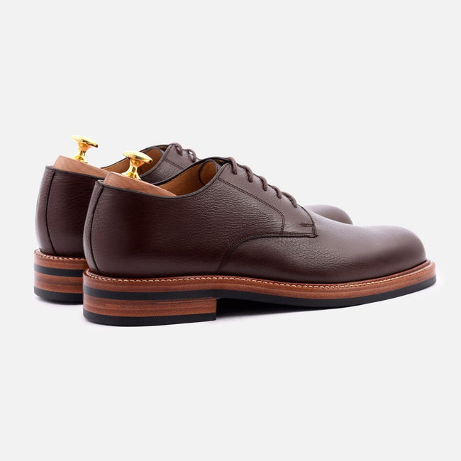 Dunham Derby - Tumbled Leather - Brown