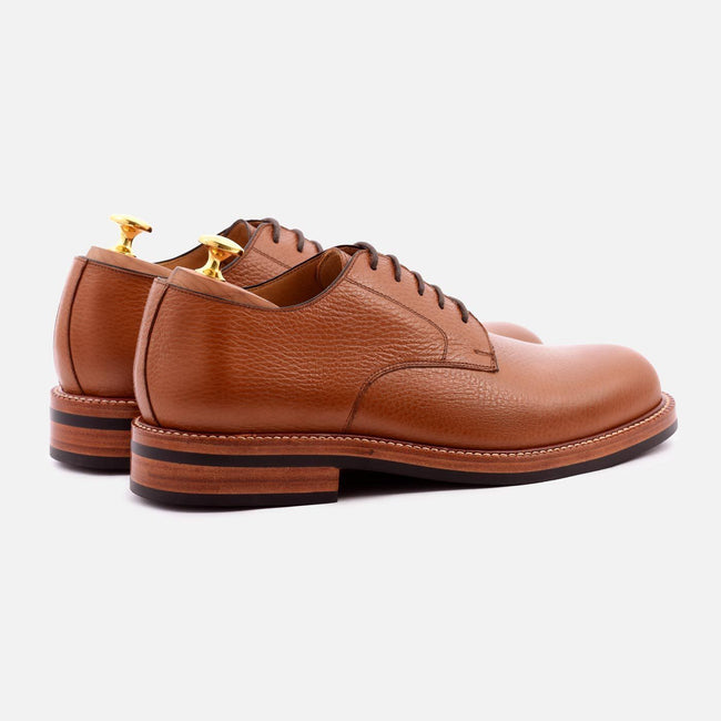 Dunham Derby - Tumbled Leather - Tan