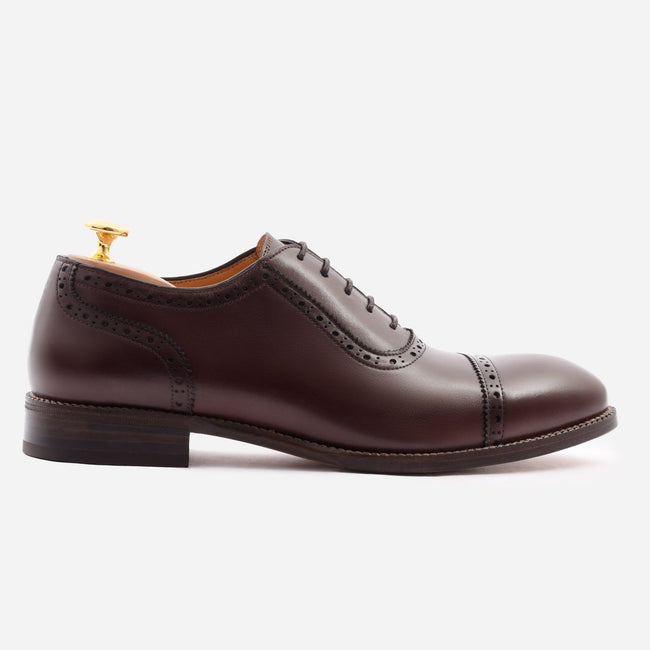 Durant Oxford Brogues - Calfskin Leather - Brown
