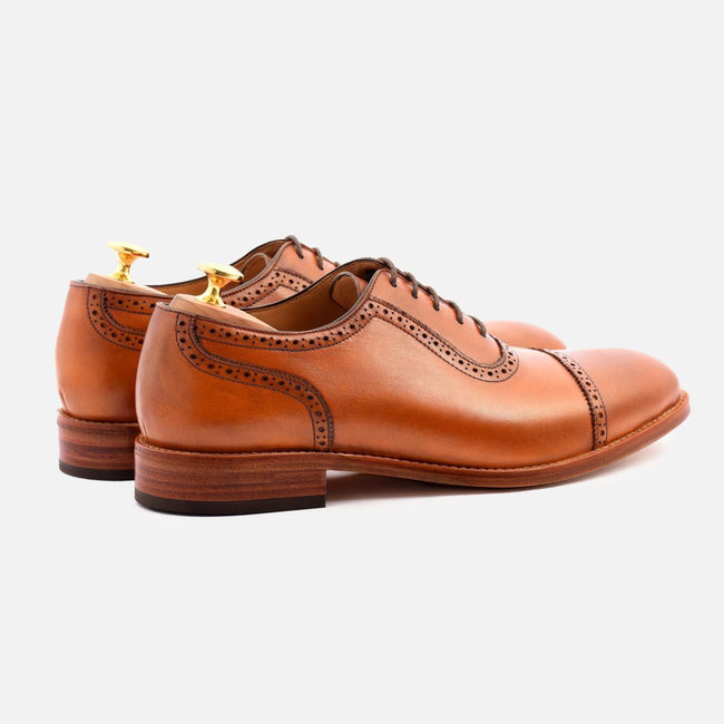 *SECONDS* Durant Oxford Brogues - Calfskin Leather - Tan