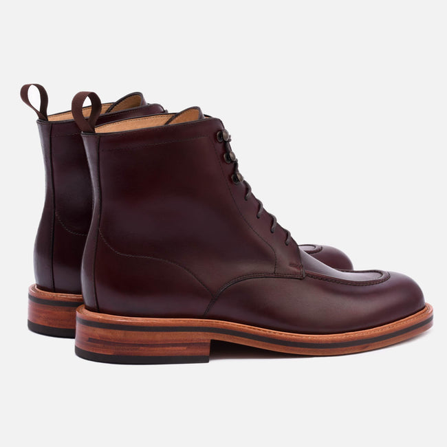 *SECONDS* Gallagher Boot - Calfskin Leather - Bordeaux
