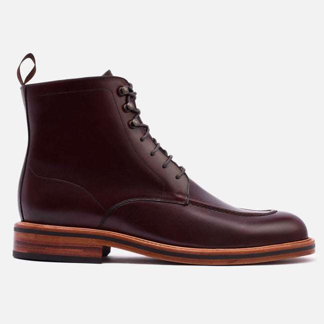 Gallagher Boot - Calfskin Leather - Bordeaux