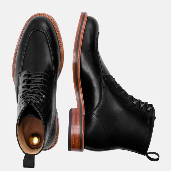 Gallagher Boot - Calfskin Leather - Black