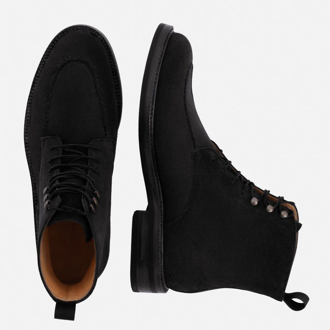 Gallagher Boot - Water Repellent Suede - Black