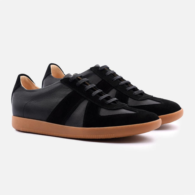 *SECONDS* Morgen trainer - Full grain Leather - Black