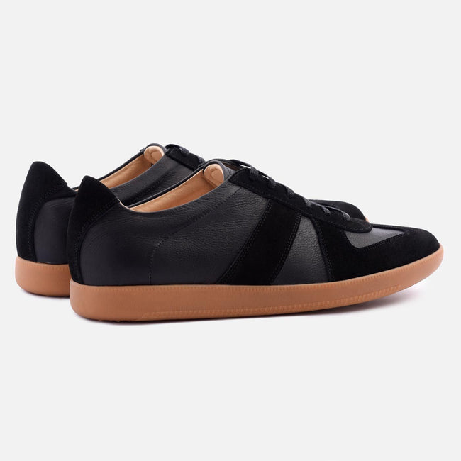 *SECONDS* Morgen trainer - Full grain Leather - Black