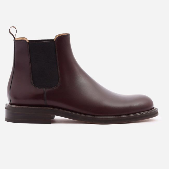 Preston Chelsea Boot - Calfskin Leather - Bordeaux