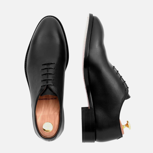 *SECONDS* Valencia wholecuts - Calfskin Leather - Black