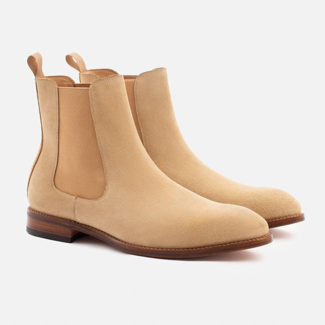 Bolton Chelsea Boot - Water Repellent Suede - Sand