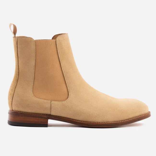 Bolton Chelsea Boot - Water Repellent Suede - Sand