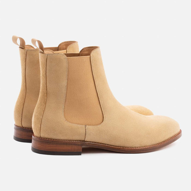 Bolton Chelsea Boot - Water Repellent Suede - Sand