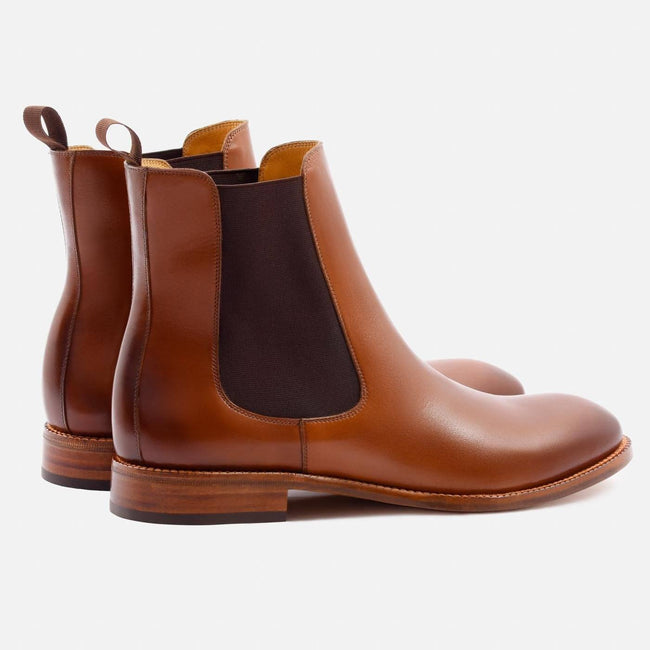 Bolton Chelsea Boot - Calfskin Leather - Tan