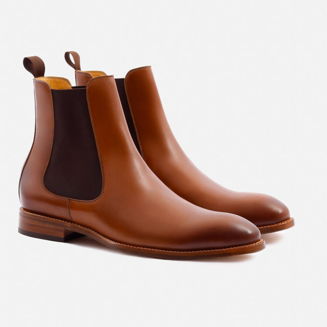 Bolton Chelsea Boot - Calfskin Leather - Tan