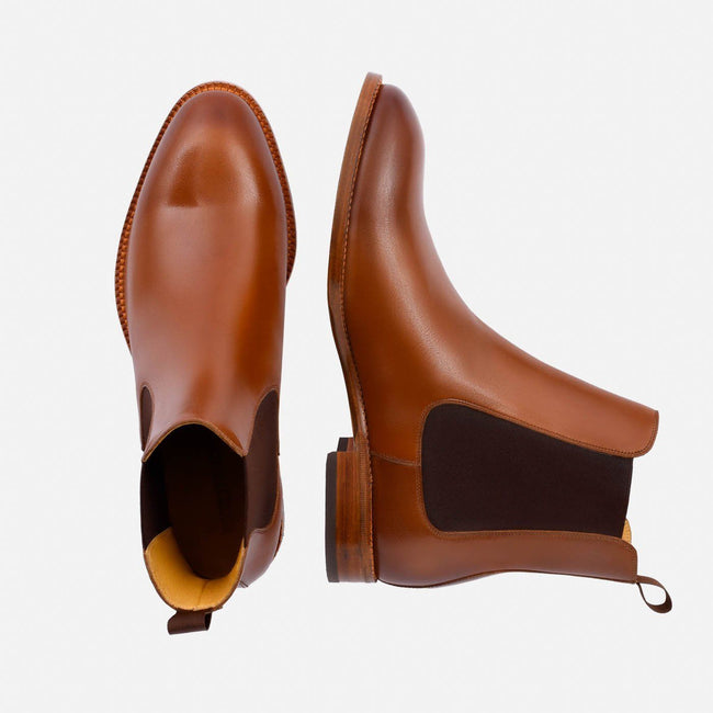 Bolton Chelsea Boot - Calfskin Leather - Tan