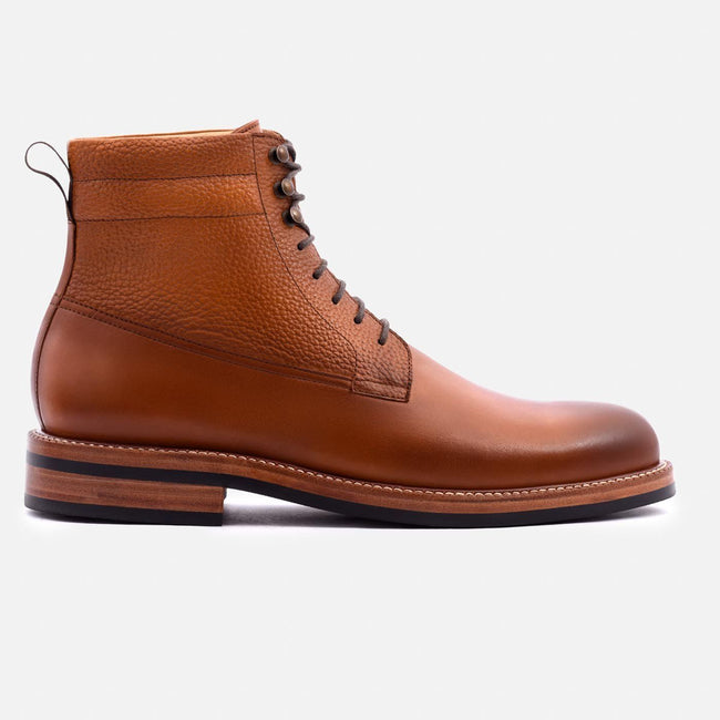 Columbus Boots - Calfskin Leather - Tan