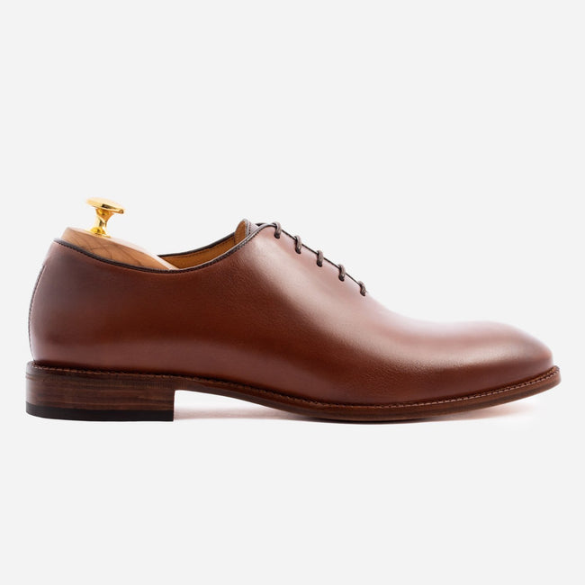 Valencia wholecuts - Calfskin Leather - Oak