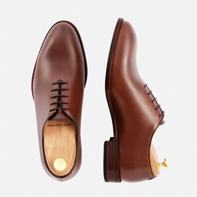 Valencia wholecuts - Calfskin Leather - Oak